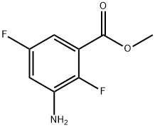 3-氨基-2,5-二氟苯甲酸甲酯 結(jié)構(gòu)式