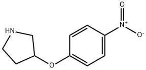 3-(4-nitrophenoxy)pyrrolidine Struktur