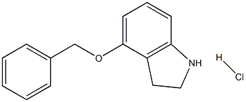 4-芐氧基吲哚啉鹽酸鹽, 1187933-10-3, 結(jié)構(gòu)式