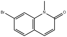 7-BroMo-1-Methylquinolin-2(1H)-one Struktur