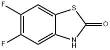 5,6-Difluoro-2(3H)-benzothiazolone Struktur