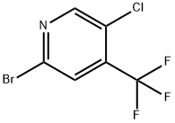 2-broMo-5-chloro-4-(trifluoroMethyl)pyridine Struktur