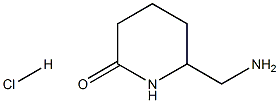 6-(AMinoMethyl)piperidin-2-one hydrochloride Struktur