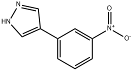 4-(3-nitrophenyl)-1H-pyrazole Struktur