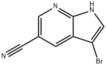 3-bromo-1H-pyrrolo[2,3-b]pyridine-5-carbonitrile