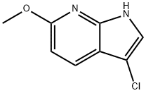 3-Chloro-6-Methoxy-7-azaindole Struktur