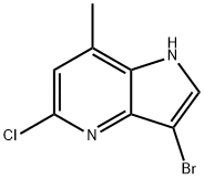 3-BroMo-5-chloro-7-Methyl-4-azaindole Struktur