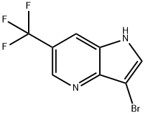 3-BroMo-6-trifluoroMethyl-4-azaindole Struktur