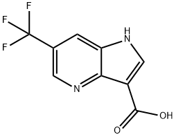 6-TrifluoroMethyl-4-azaindole-3-carboxylic acid Struktur