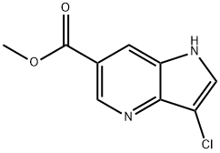 3-Chloro-4-azaindole-6-carboxylic acid Methyl ester Struktur