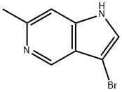 3-BroMo-6-Methyl-5-azaindole Struktur