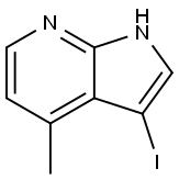 3-Iodo-4-Methyl-7-azaindole Struktur