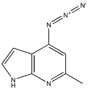 4-Azido-6-Methyl-7-azaindole Struktur