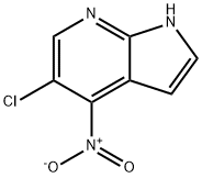 5-Chloro-4-nitro-7-azaindole Struktur