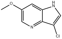 3-Chloro-6-Methoxy-4-azaindole Struktur