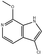 3-Chloro-7-Methoxy-6-azaindole Struktur