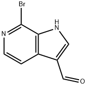 7-BroMo-6-azaindole-3-carbaldehyde Struktur