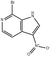 7-BroMo-3-nitro-6-azaindole Struktur