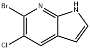 6-BroMo-5-chloro-7-azaindole Struktur