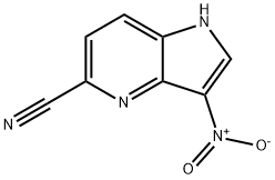 5-Cyano-3-nitro-4-azaindole Struktur