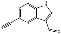 5-Cyano-4-azaindole-3-carbaldehyde Struktur