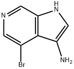 3-AMino-4-broMo-6-azaindole Struktur