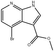 4-BroMo-7-azaindole-3-carboxylic acid Methyl ester Struktur