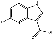 5-Fluoro-4-azaindole-3-carboxylic acid Struktur