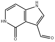 4-Hydroxy-5-azaindole-3-carbaldehyde Struktur