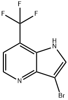 3-BroMo-7-(trifluoroMethyl)-4-azaindole Struktur