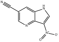 6-Cyano-3-nitro-4-azaindole Struktur