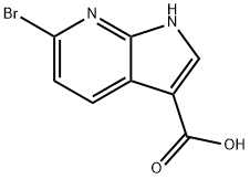 6-BroMo-7-azaindole-3-carboxylic acid Struktur