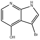 3-BroMo-4-hydroxy-7-azaindole	 Struktur