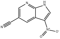 5-Cyano-3-nitro-7-azaindole Struktur