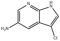 5-AMino-3-Chloro-7-azaindole Struktur