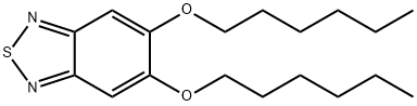 5,6-bis(hexyloxy)benzo[c][1,2,5]thiadiazole Struktur