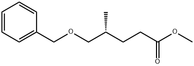 (R)-Methyl 5-(benzyloxy)-4-Methylpentanoate Struktur