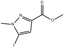 methyl 5-iodo-1-methyl-1H-pyrazole-3-carboxylate Struktur