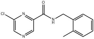 6-Chloro-N-(2-Methylbenzyl)pyrazine-2-carboxaMide Struktur