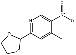 Pyridine, 2-(1,3-dioxolan-2-yl)-4-Methyl-5-nitro-