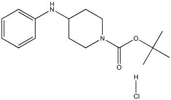 tert-Butyl 4-(phenylaMino)piperidine-1-carboxylate hydrochloride Struktur