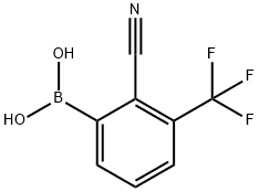 2-Cyano-3-(trifluoroMethyl)phenylboronic acid Struktur