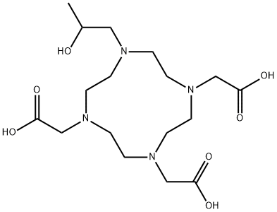 GADOTERIDOL RELATED COMPOUND A (50 MG) (10-(2-HYDROXYPROPYL)-1,4,7,10-TETRAAZACYCLODODE-CANE-1,4,7-TRIACETIC ACID) Structure