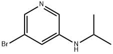 5-broMo-N-isopropylpyridin-3-aMine Struktur