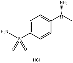 (R)-4-(1-aMinoethyl)benzenesulfonaMide hydrochloride Struktur