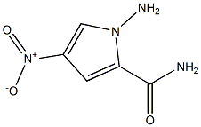 1-amino-4-nitro-1H-pyrrole-2-carboxamide Struktur