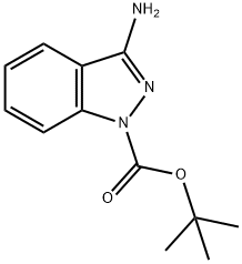 1-Boc-3-aminoindazole Struktur