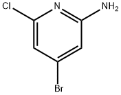 4-BroMo-6-chloropyridin-2-aMine Struktur