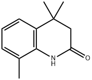 4,4,8-TriMethyl-1,3-dihydroquinolin-2-one Struktur