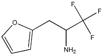 1,1,1-trifluoro-3-(furan-2-yl)propan-2-amine Struktur